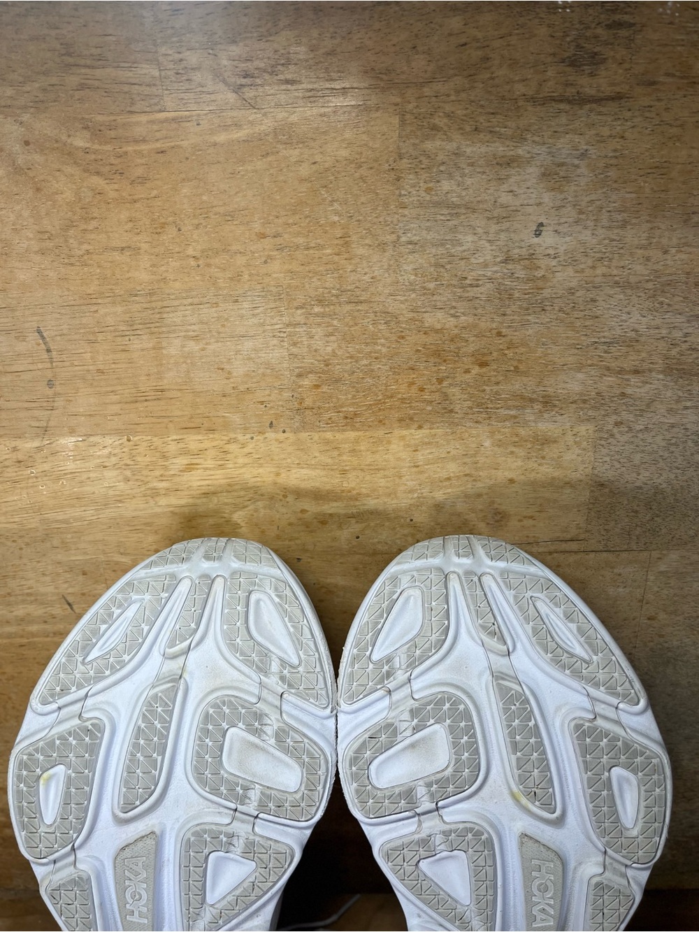 Hoka One One Bondi 8 REFLECTIVE Womens Size 8.5 (B) Running Shoes Sneakers White - Picture 13 of 15